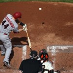 SAN FRANCISCO, CA - JUNE 13:  Paul Goldschmidt #44 of the Arizona Diamondbacks bats against the San Francisco Giants during the game at AT&T Park on Saturday, June 13, 2015 in San Francisco, California. (Photo by Brad Mangin/MLB Photos via Getty Images) *** Local Caption *** Paul Goldschmidt