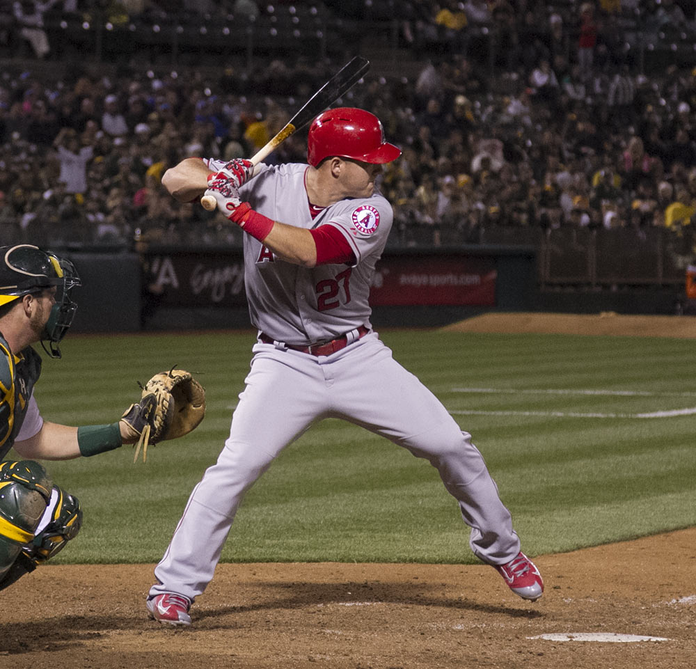 mike trout swing